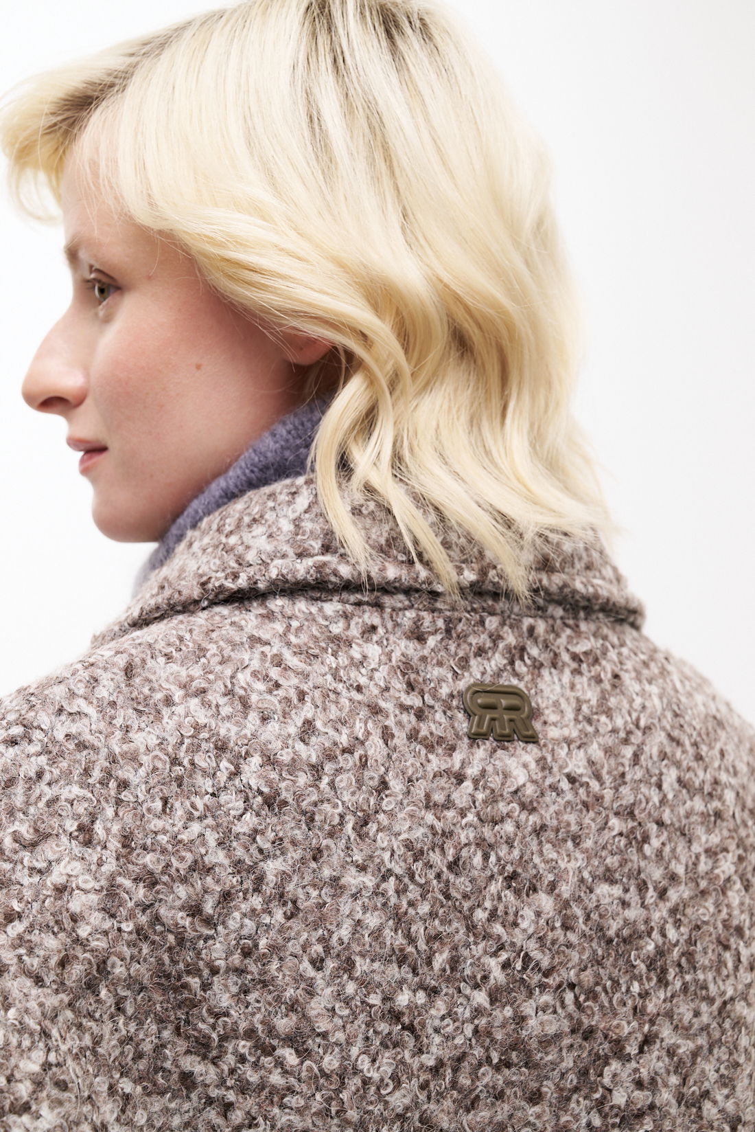 ROSEANNA Пальтовый бомбер ORSO из бленда шерсти меринос и альпака на утепленной подстежке