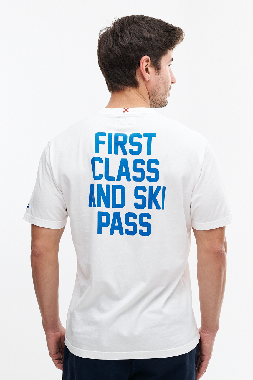 MC2 SAINT BARTH Футболка из плотного зимнего хлопка CLASS PASS