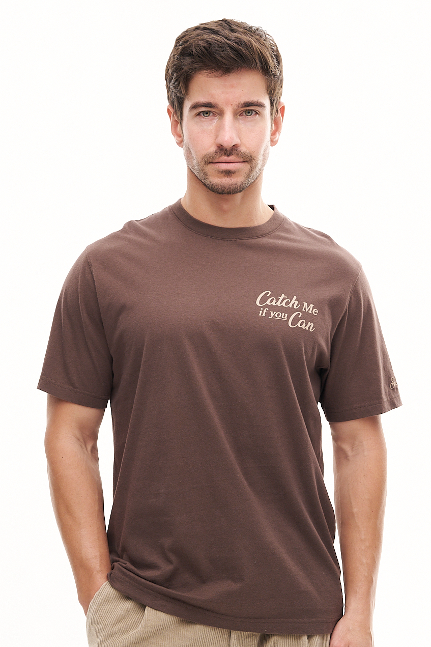 MC2 SAINT BARTH Футболка из плотного зимнего хлопка CATCH ME IF YOU CAN