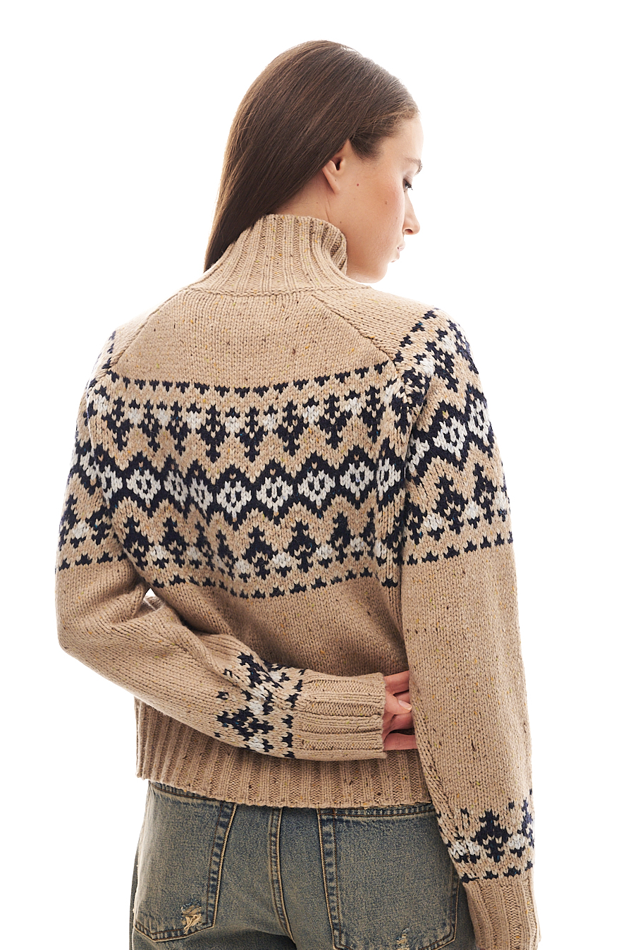 MC2 SAINT BARTH Свитер в рустикальной  эстетике со скандинавском узором