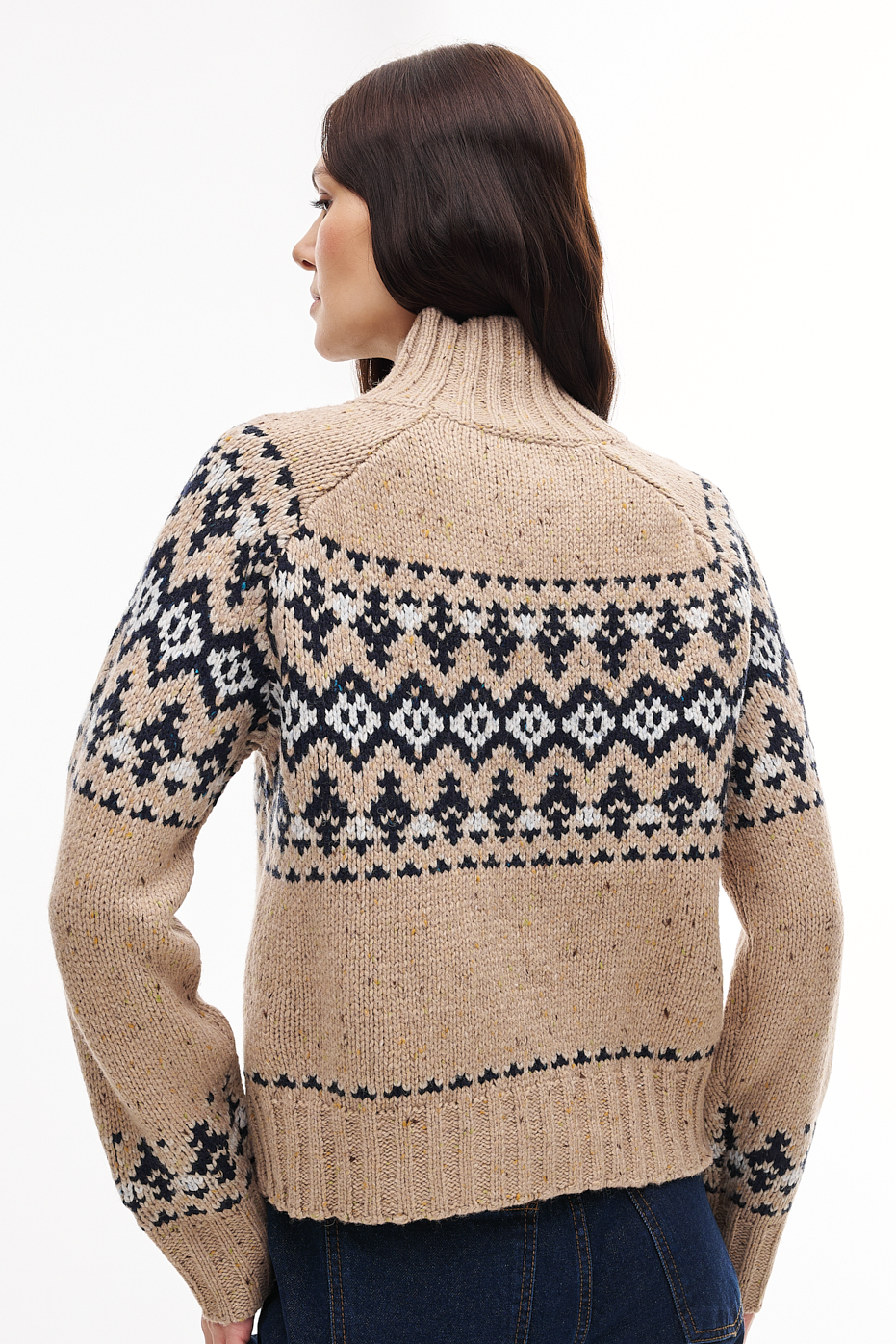 MC2 SAINT BARTH Свитер в рустикальной  эстетике со скандинавском узором