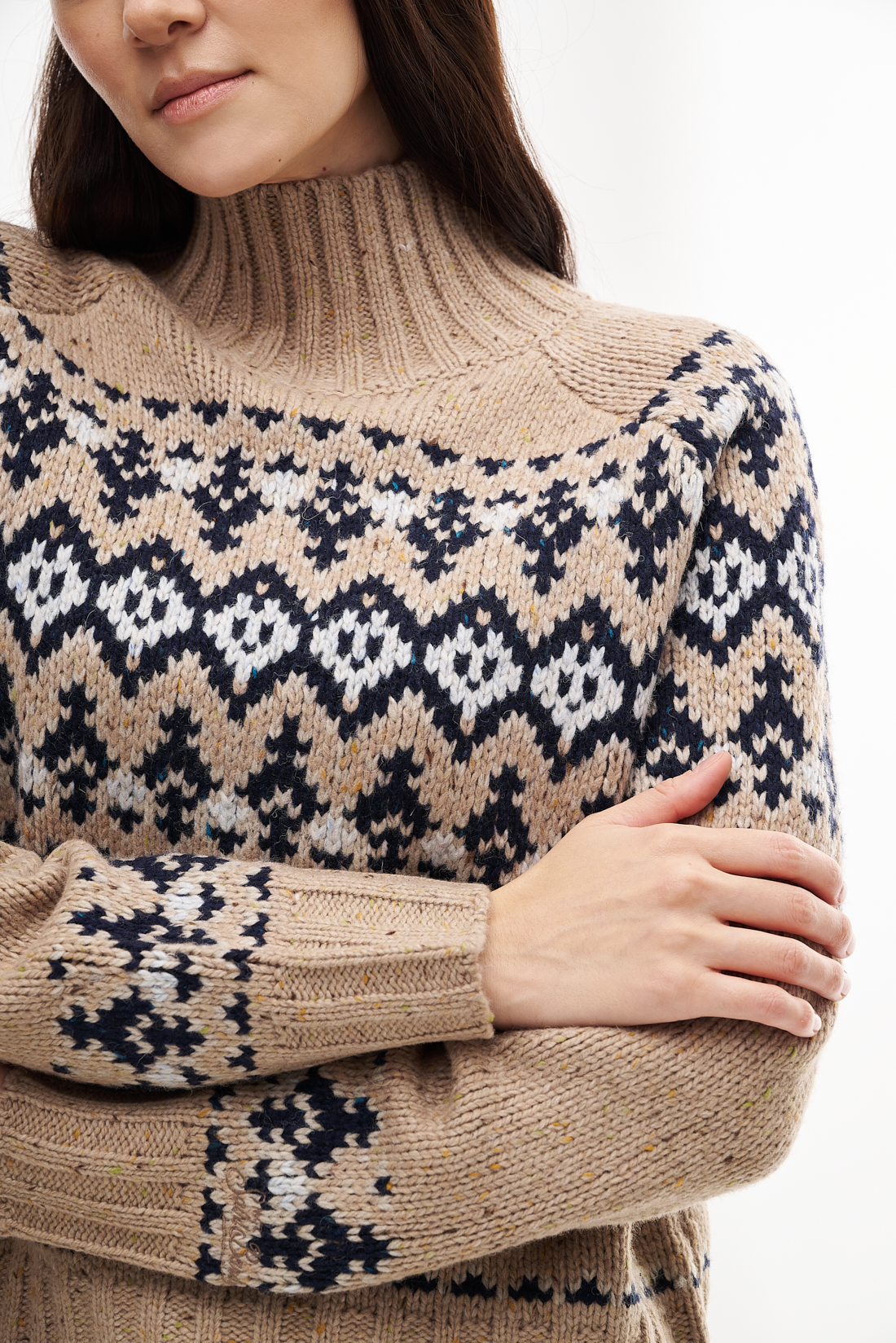 MC2 SAINT BARTH Свитер в рустикальной  эстетике со скандинавском узором