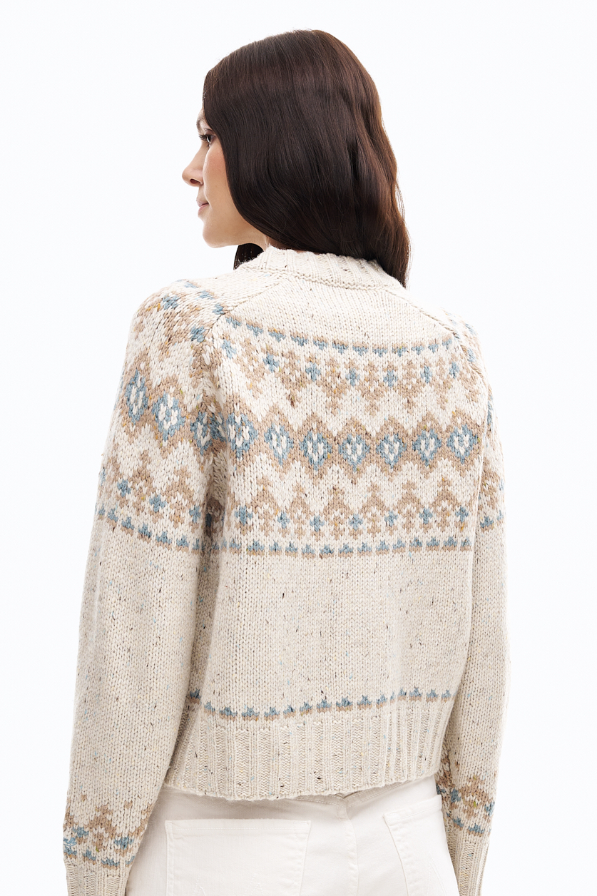 MC2 SAINT BARTH Кардиган в  рустикальной эстетике со скандинавским рисунком