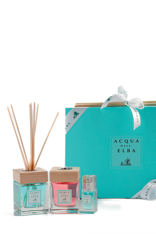 ACQUA dell’ELBA Подарочный набор Mare (100мл), Cala del Fico (100мл) и Mare спрей (15мл)