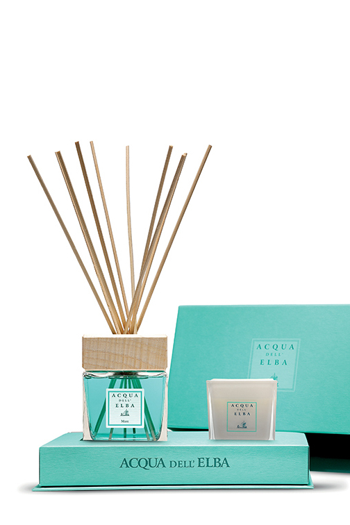 ACQUA dell’ELBA Подарочный набор диффузор Mare (200мл) и свеча Mare (80 гр)
