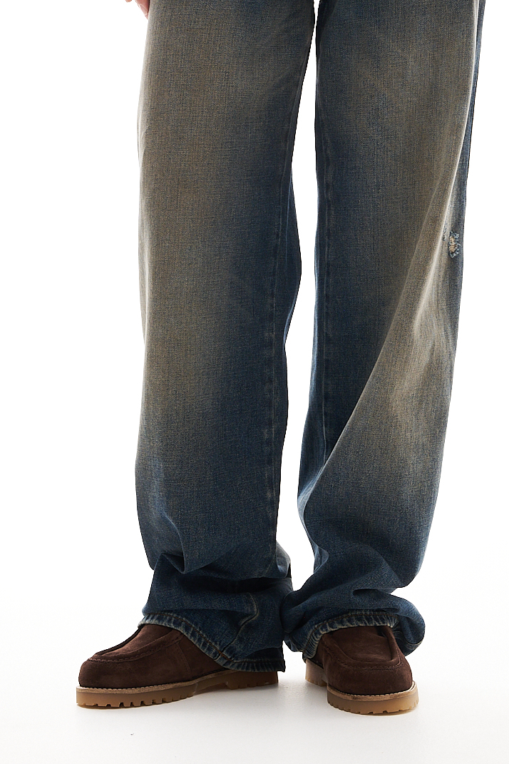 MANEBI  Топсайдеры Cortina из плотной замши оттенка какао с внутренней отделкой из шерсти овчины