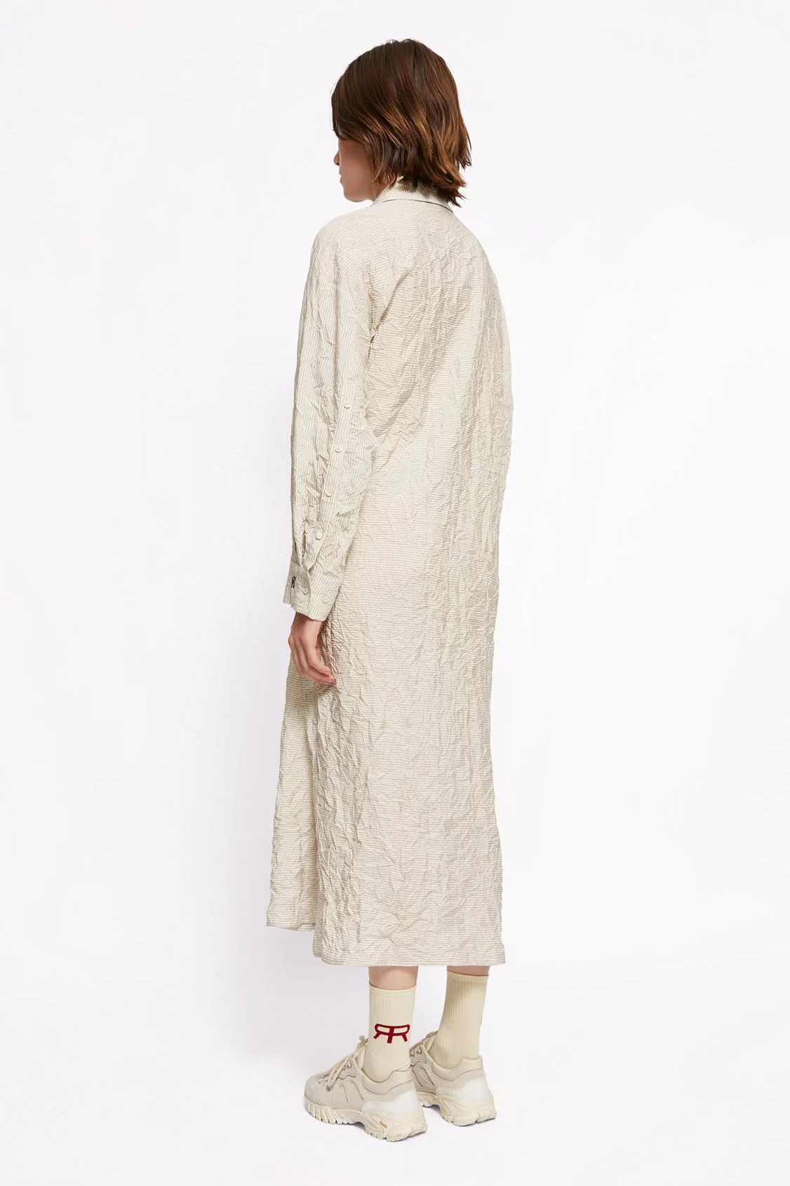 ROSEANNA Платье-трансформер из жатой вискозы с рисунком в полоску