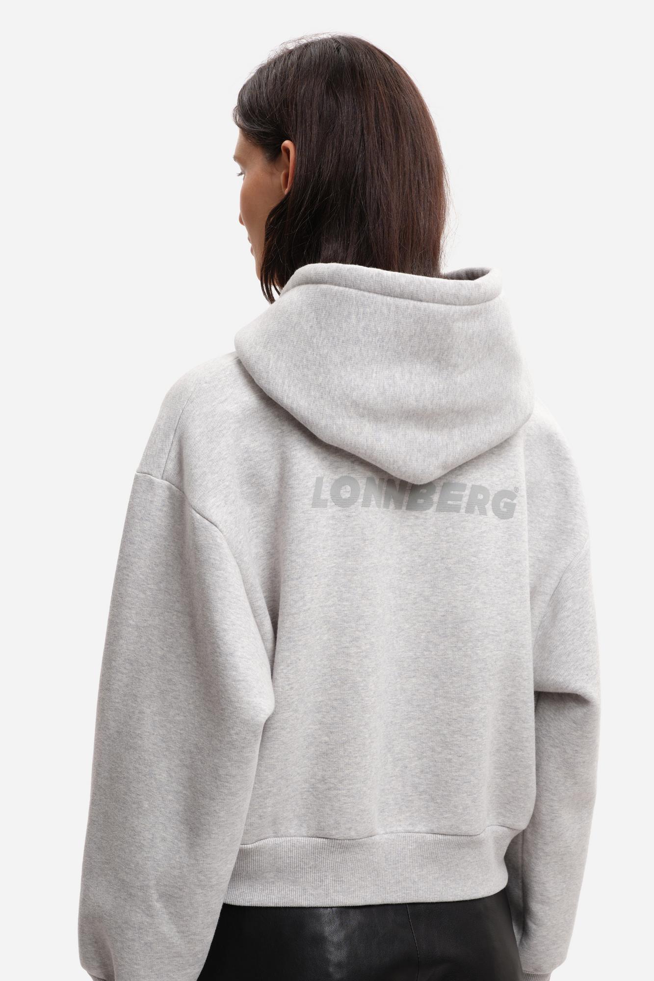 MARGAUX LONNBERG Худи из премиального зимнего футера с фирменным принтом