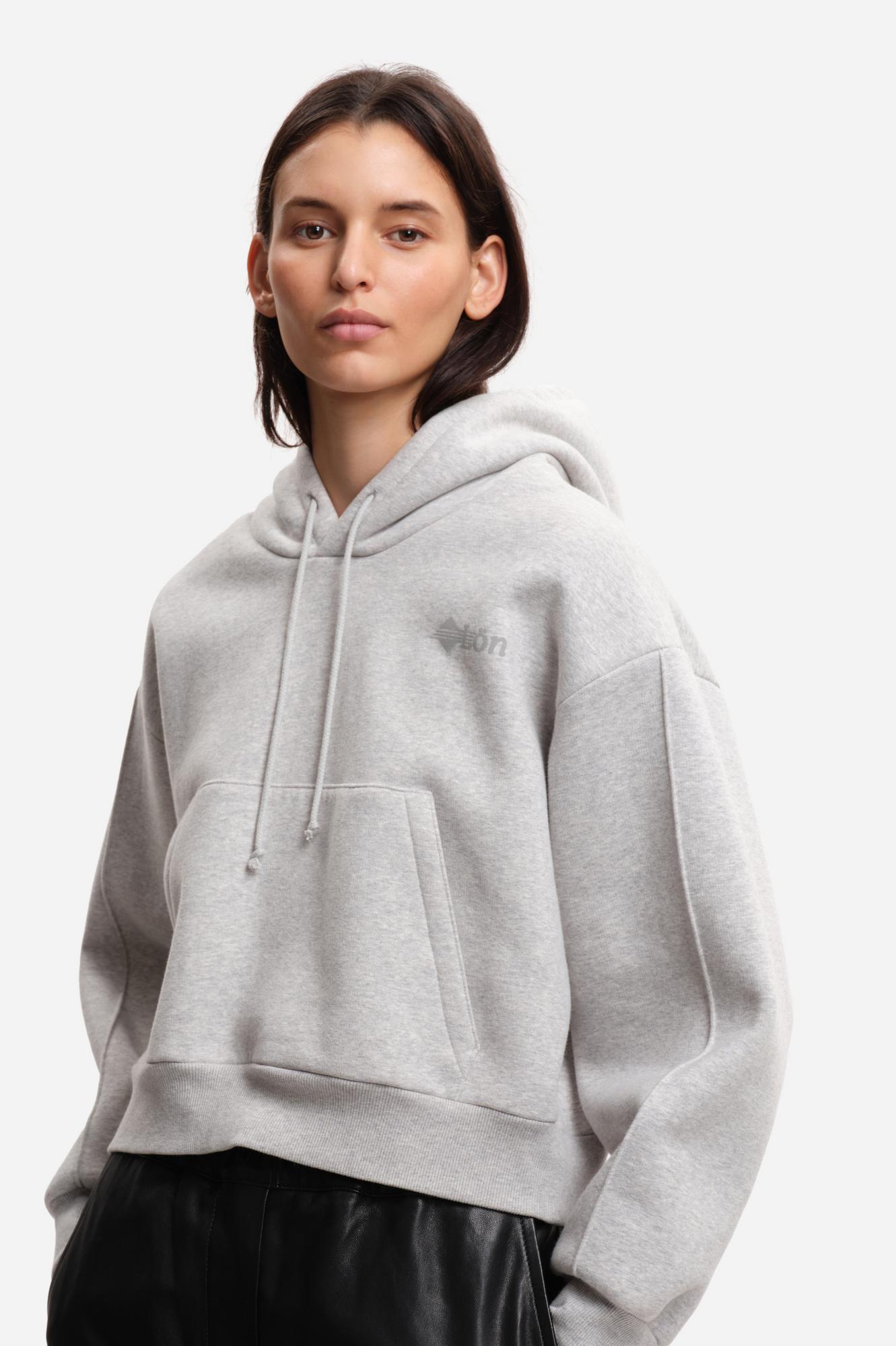 MARGAUX LONNBERG Худи из премиального зимнего футера с фирменным принтом