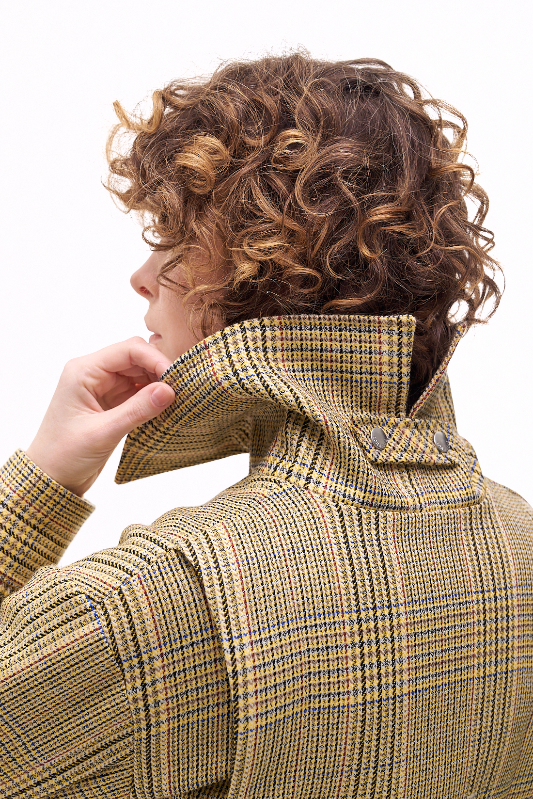 MARGAUX LONNBERG Куртка из твидовой шерсти тартан с рисунком в клетку