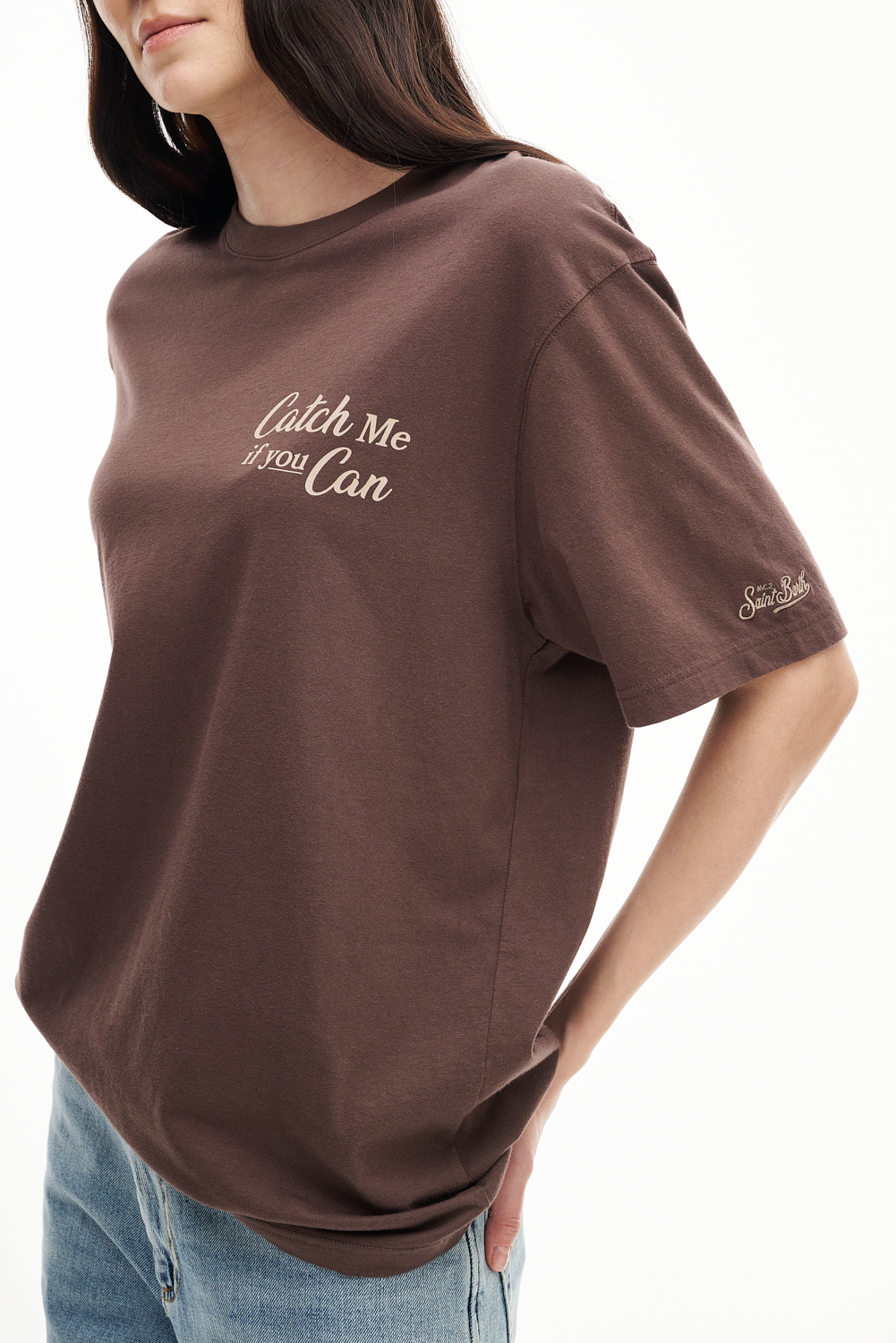 MC2 SAINT BARTH Футболка из плотного зимнего хлопка CATCH ME IF YOU CAN