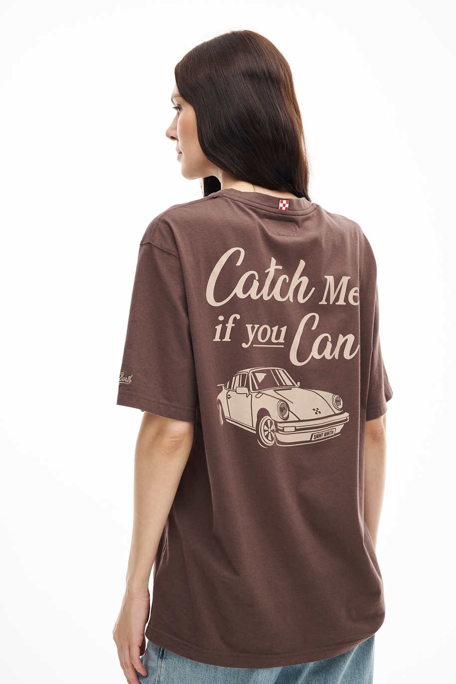 MC2 SAINT BARTH Футболка из плотного зимнего хлопка CATCH ME IF YOU CAN