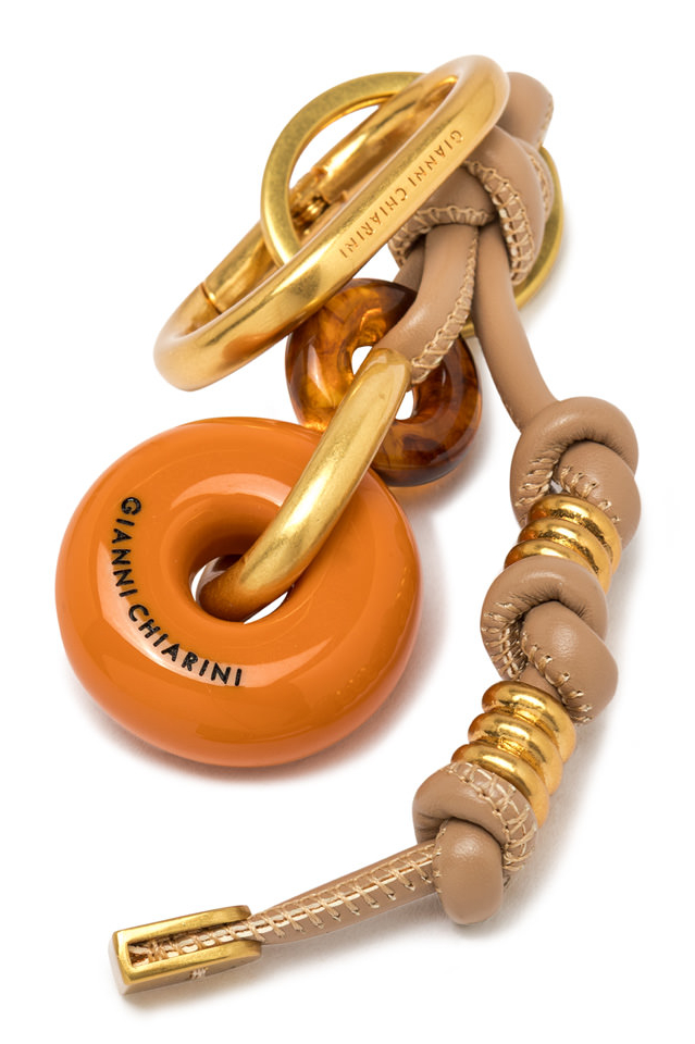 GIANNI CHIARINI Подвеска-брелок на сумку «Бублик»