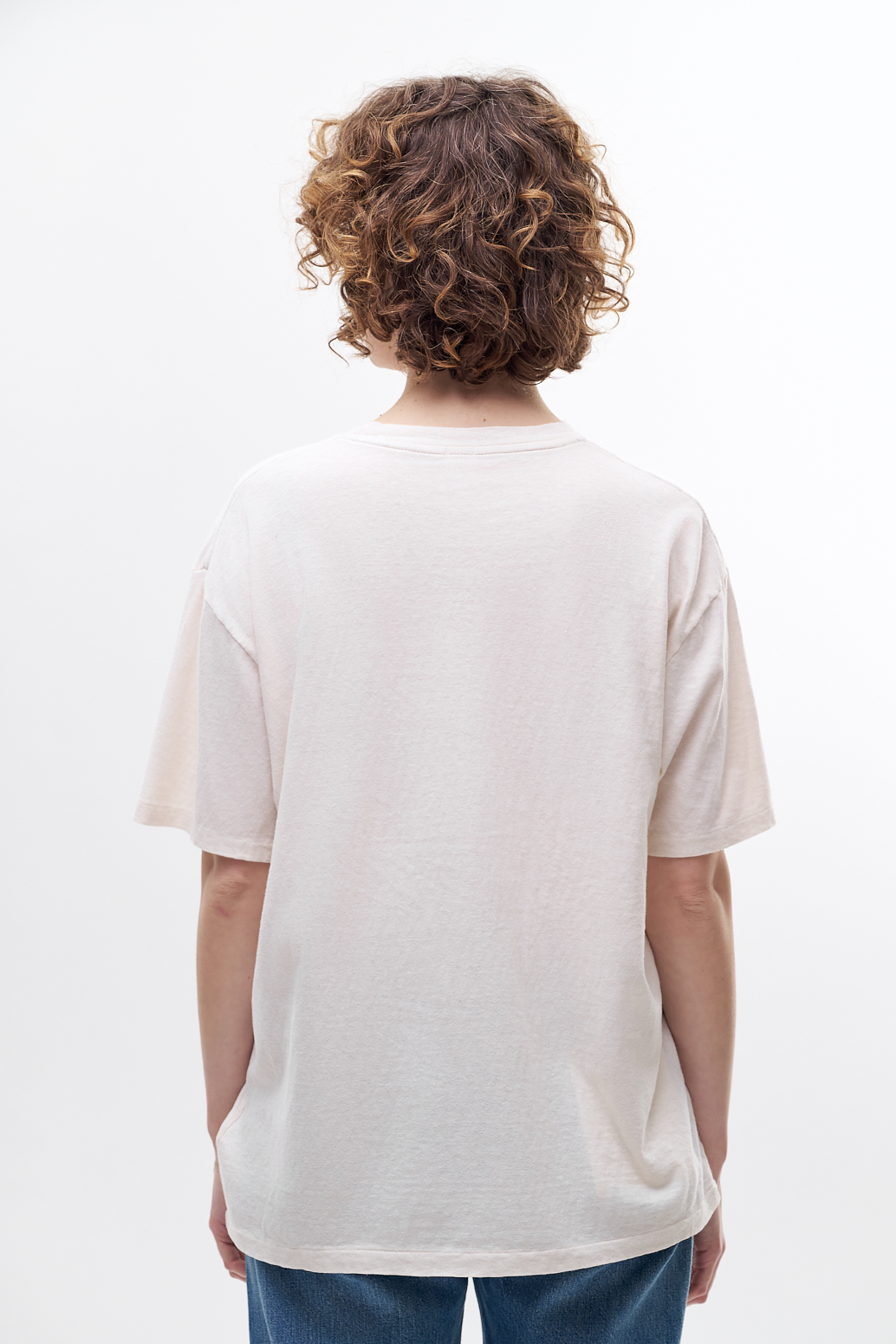 RE/DONE Футболка из органического хлопка с ироничным принтом в винтажом стиле