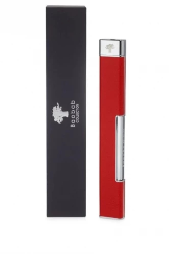 BAOBAB Зажигалка для свечей из эко-кожи, красная