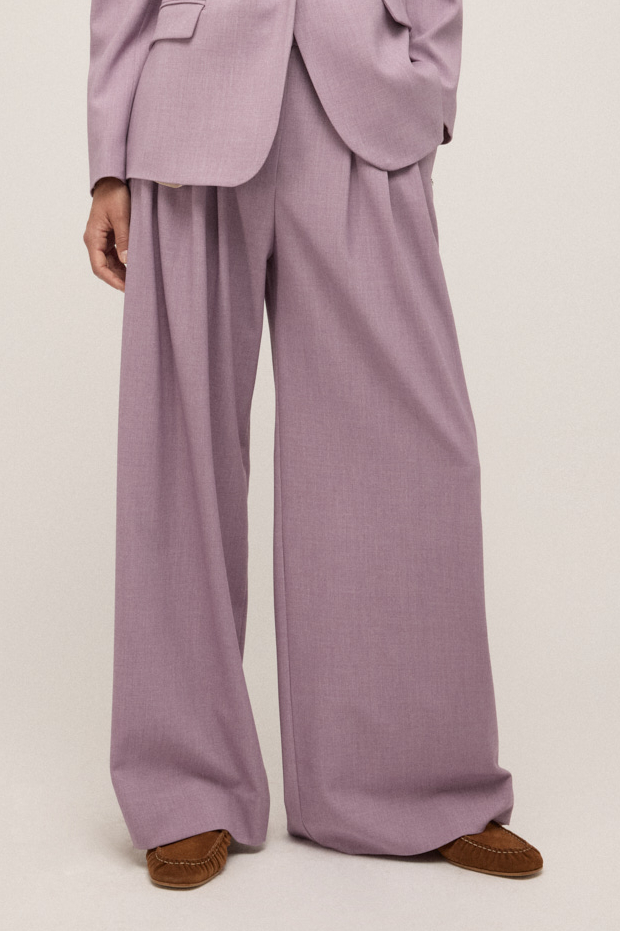 OTTOD'AME Брюки-палаццо оттенка аметист
