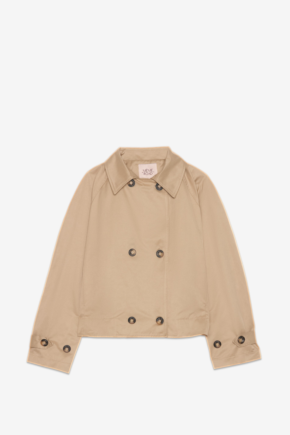 MEME ROAD Куртка-бомбер на двубортной застежке с пелериной по спинке