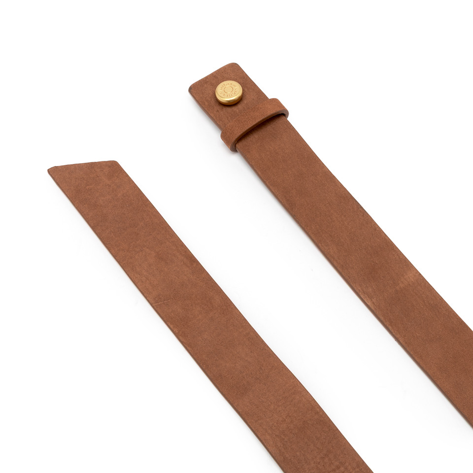 GIANNI CHIARINI Ремень-лента из натуральной кожи оттенка карамели