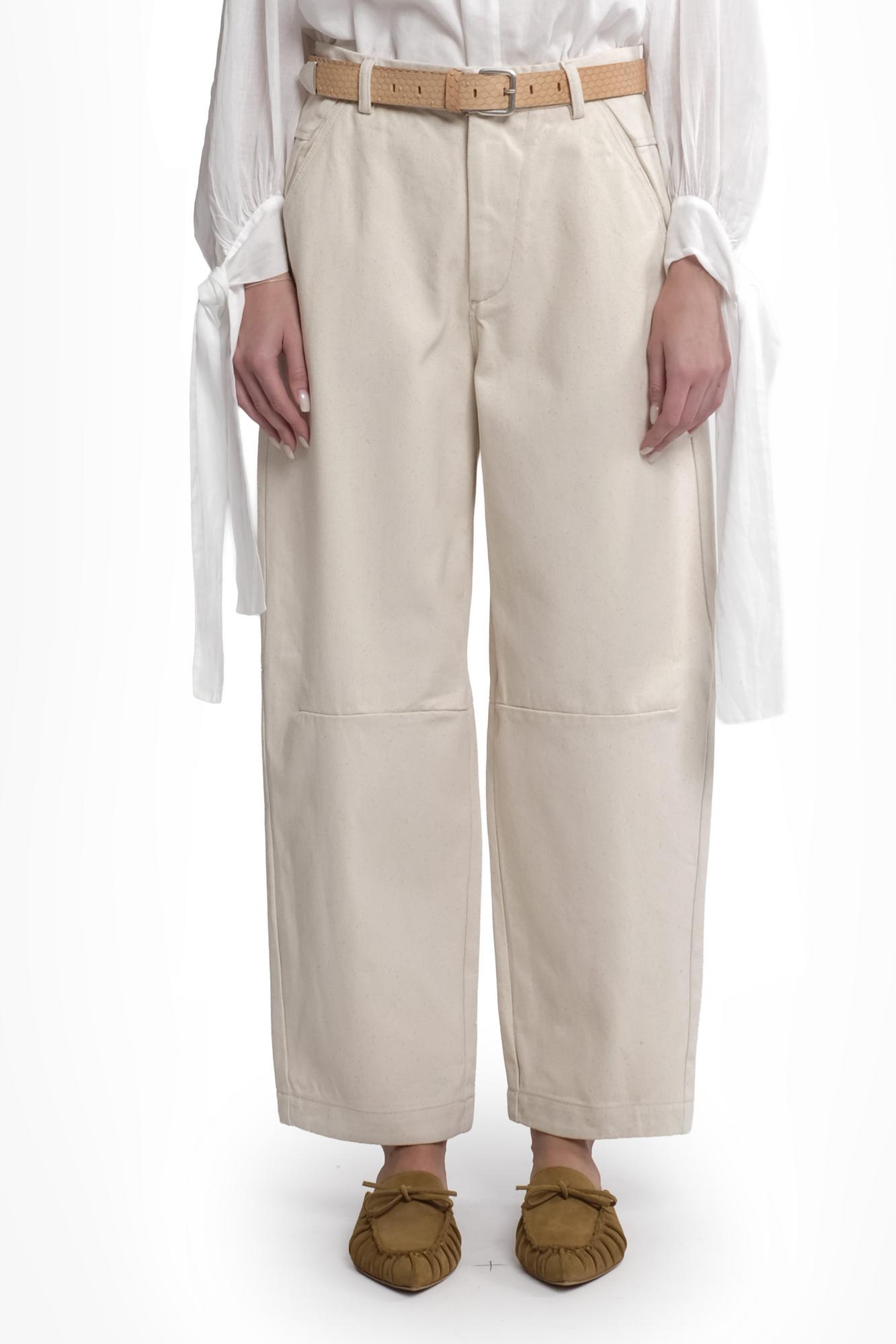 TELA Брюки COSMO из органического хлопка натурального оттенка