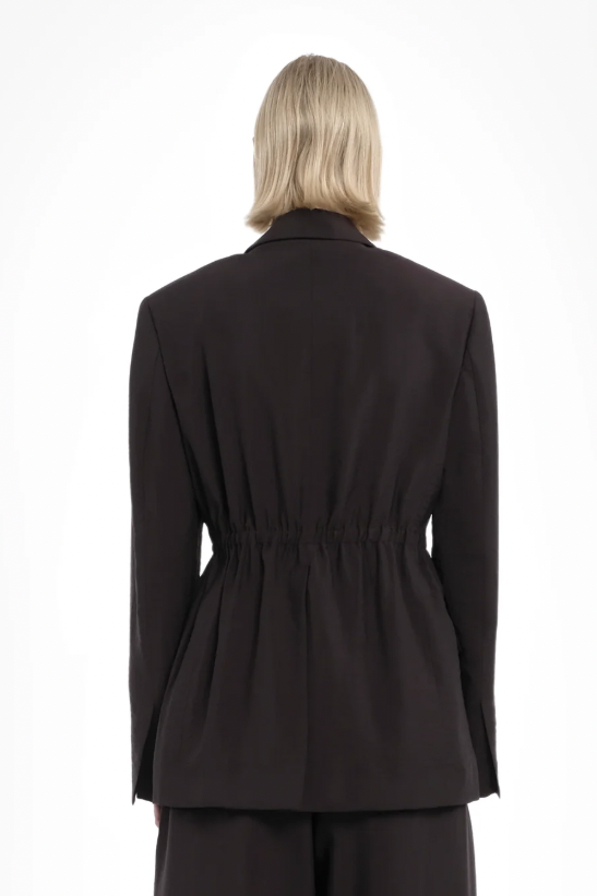 TELA Жакет NADINE на мягкой кулиске из воздушного тенселя оттенка эспрессо