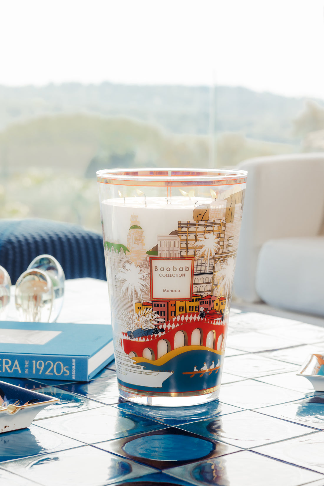 BAOBAB Свеча ароматическая Monaco: лимон, морская соль, мускус