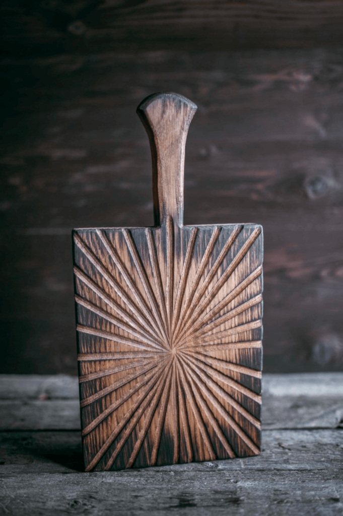 Доска для подачи дизайнерская шероховатая 3