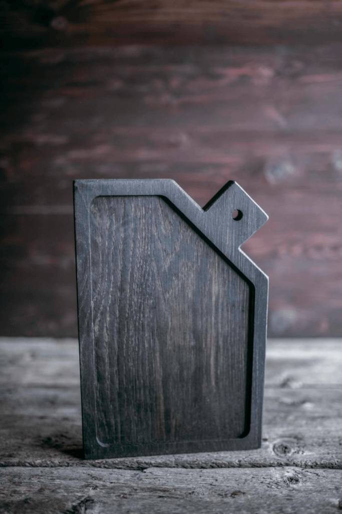 Доска для подачи дизайнерская черная