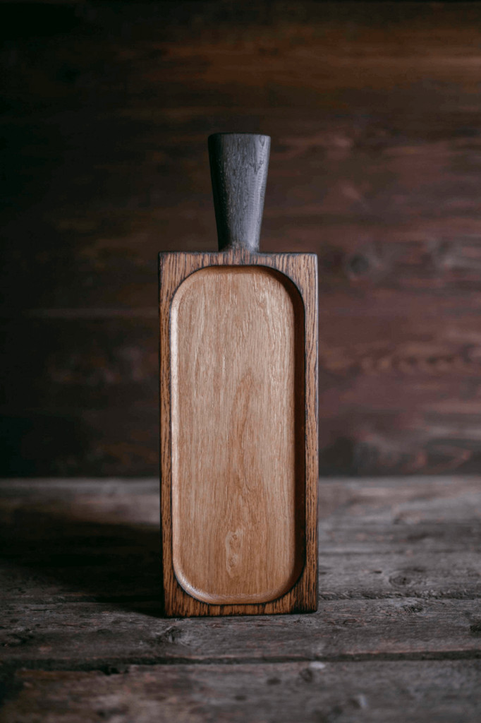 Доска для подачи дизайнерская прямоугольная светлая 2