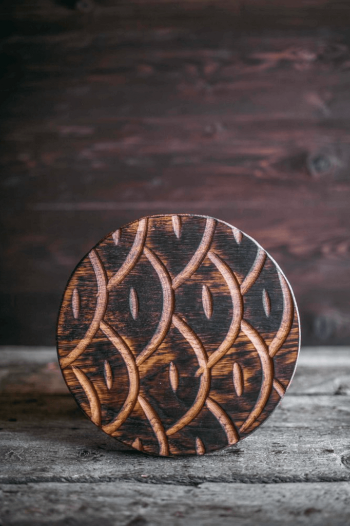 Доска для подачи дизайнерская шероховатая 24