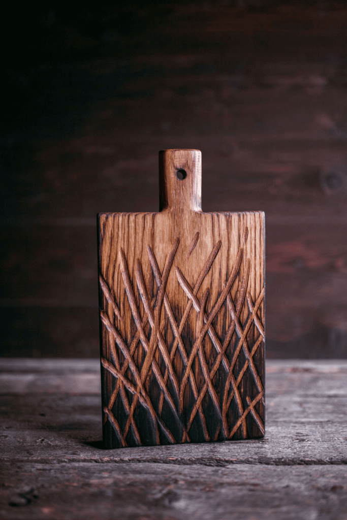 Доска для подачи дизайнерская шероховатая 4