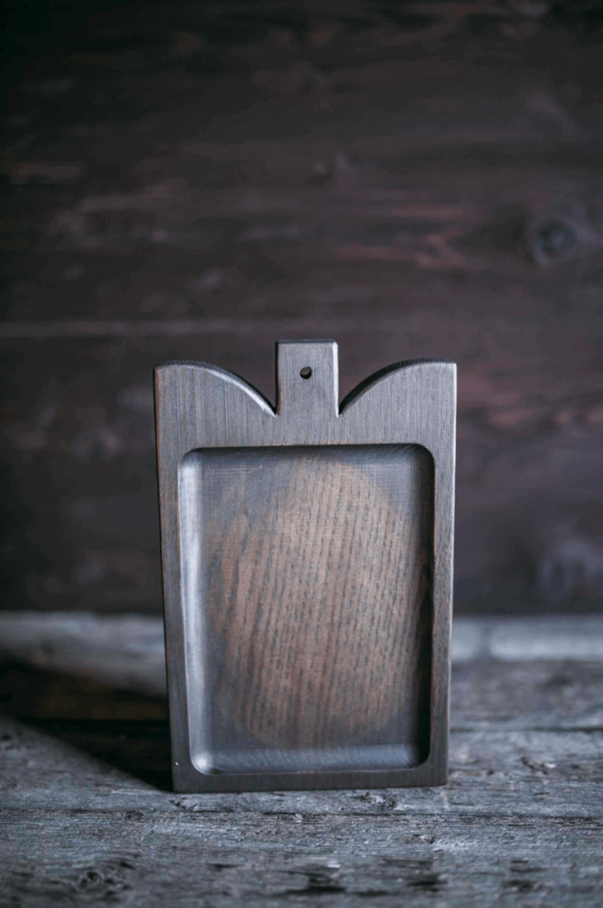 Доска для подачи дизайнерская черная 4