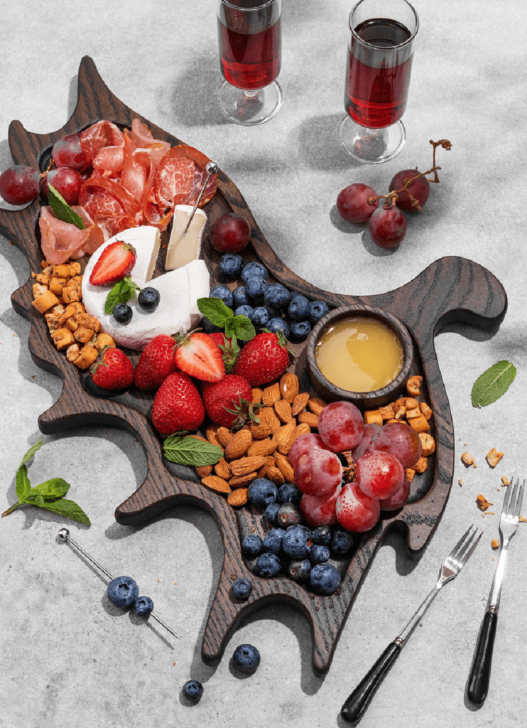 Доска для подачи рога