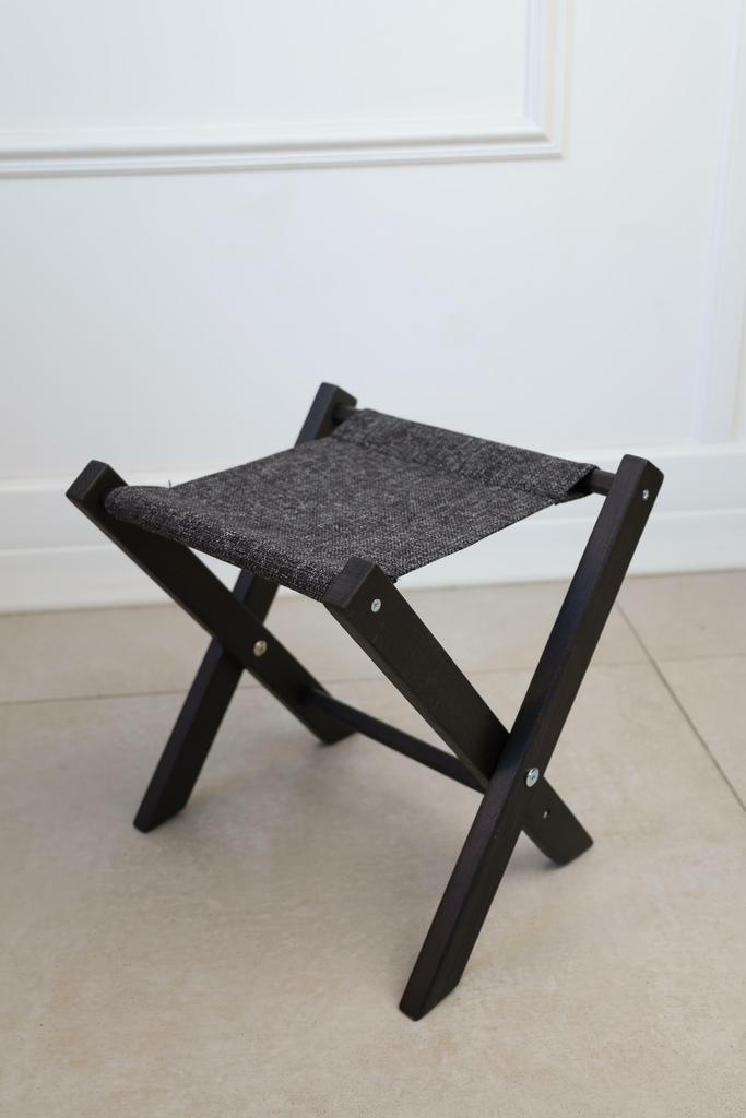 Подставка под сумку, Dikiy Les бук, цвет черный, черная рогожка 011