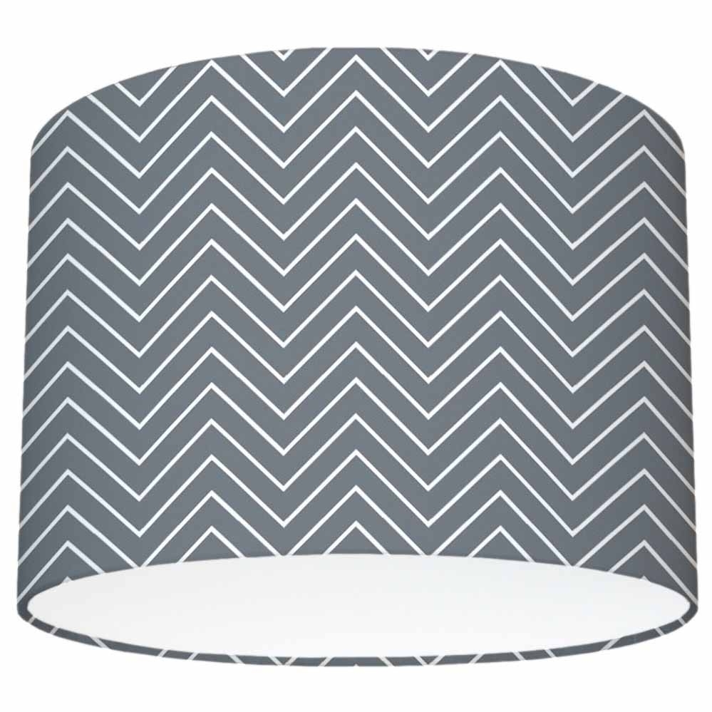абажур с принтом зигзаг
