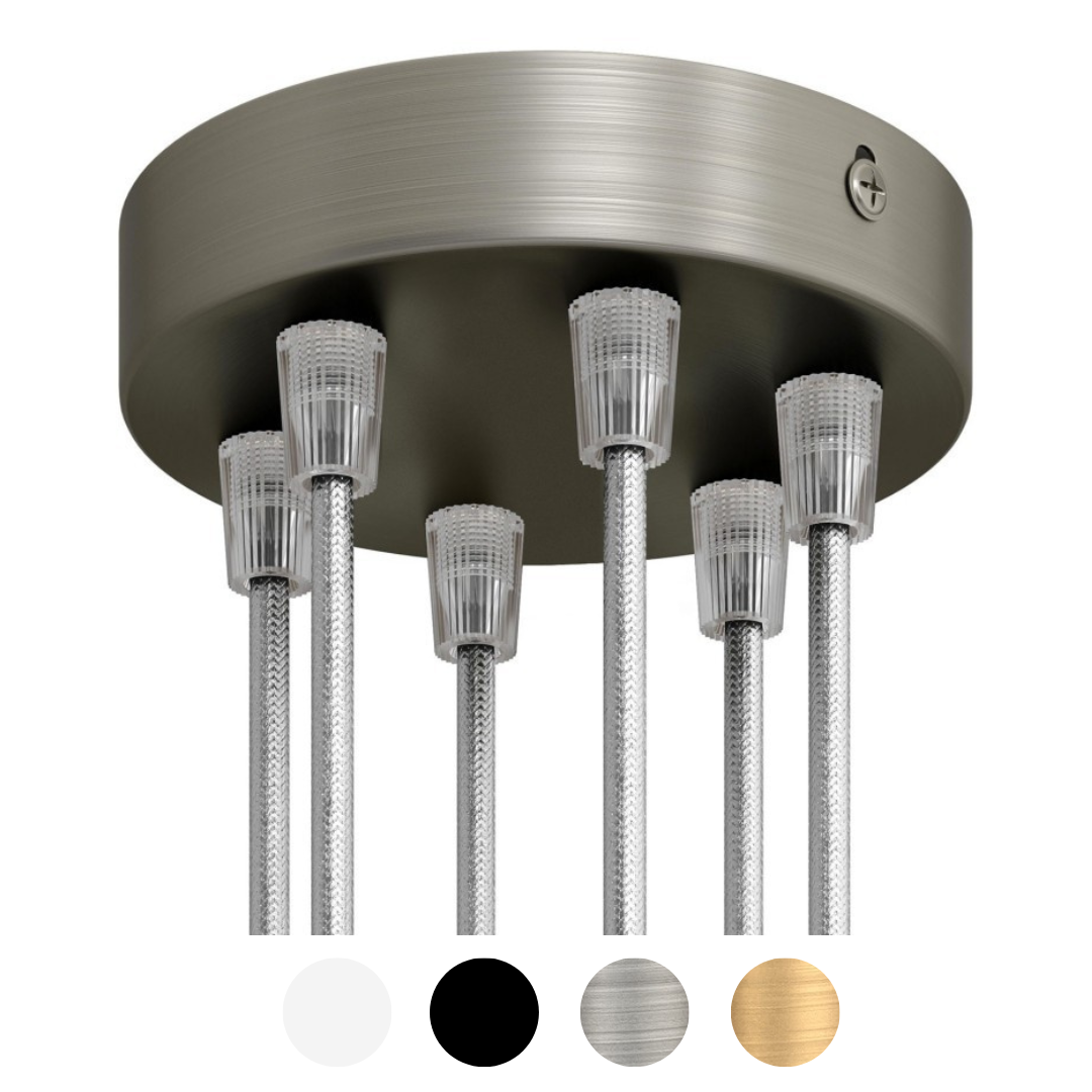 Основание потолочное металлическое на 6 выводов