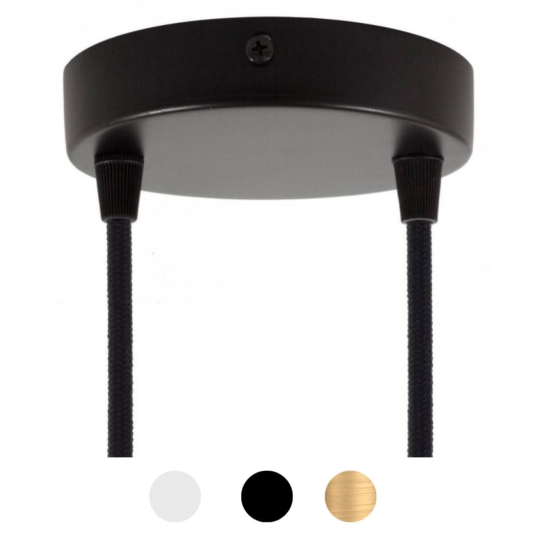 Основание потолочное металлическое  на 2 вывода