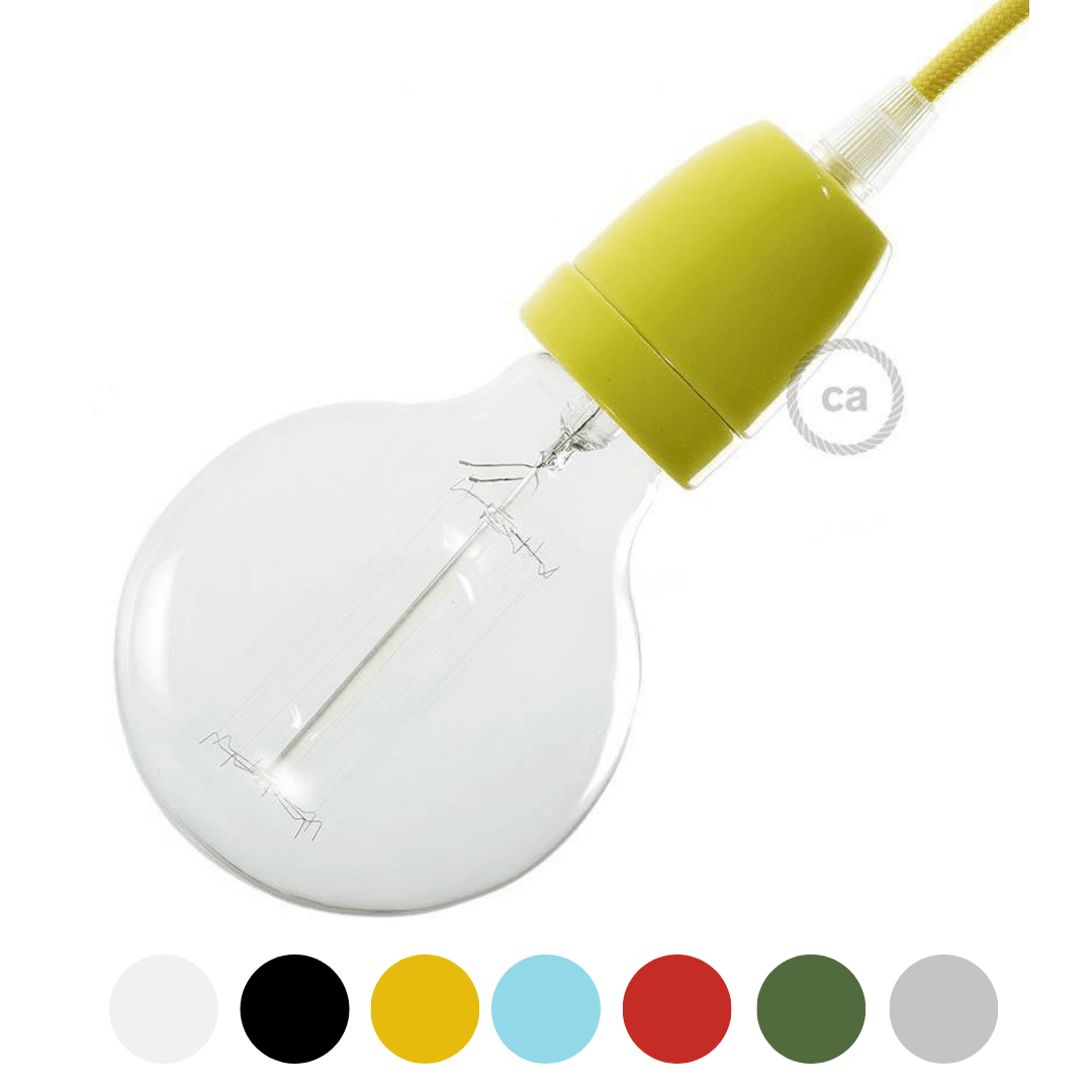 Патрон декоративный фарфоровый