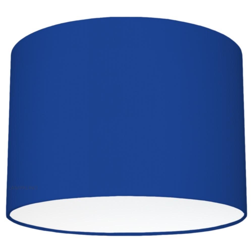 Абажур синий однотонный для светильника