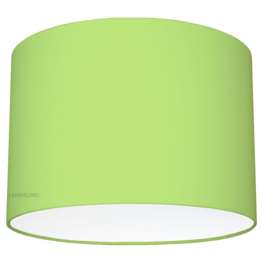 Абажур зеленое яблоко однотонный для светильника