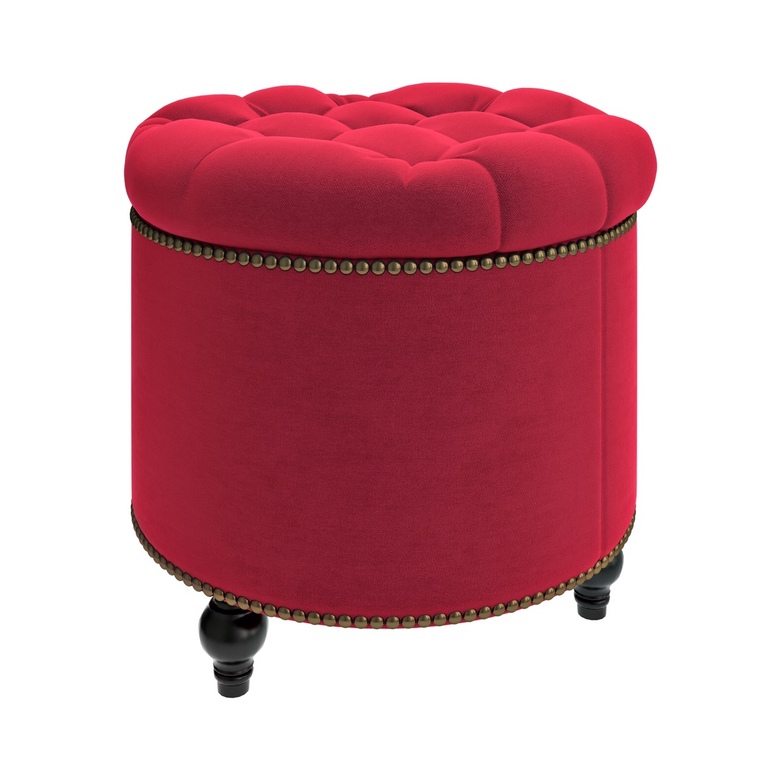 ПУФ ОТКРЫВАЮЩИЙСЯ  красный M01-BKG-E30