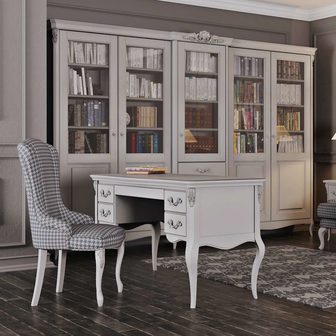 КАБИНЕТНЫЙ СТОЛ ШИРОКИЙ APs111L-K04-S