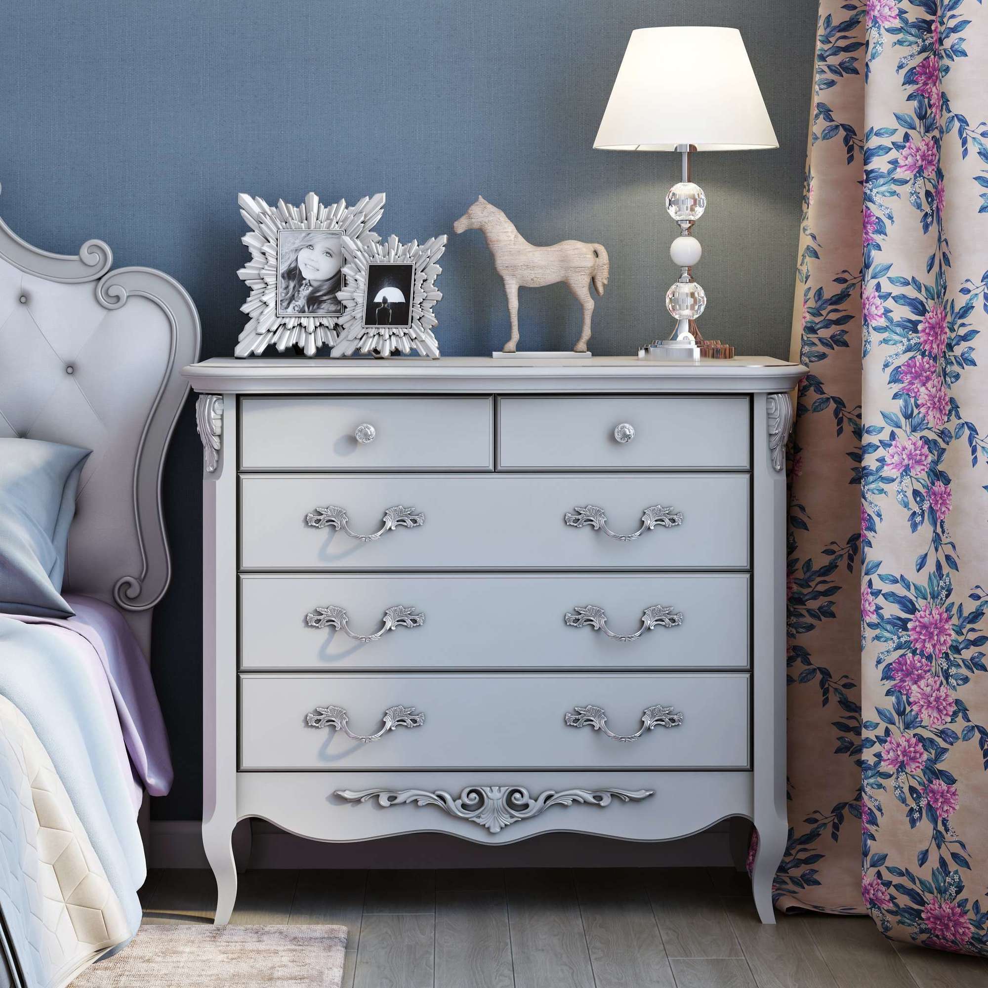 КОМОД БЕЛЬЕВОЙ 5 ЯЩИКОВ APs109-K04-S