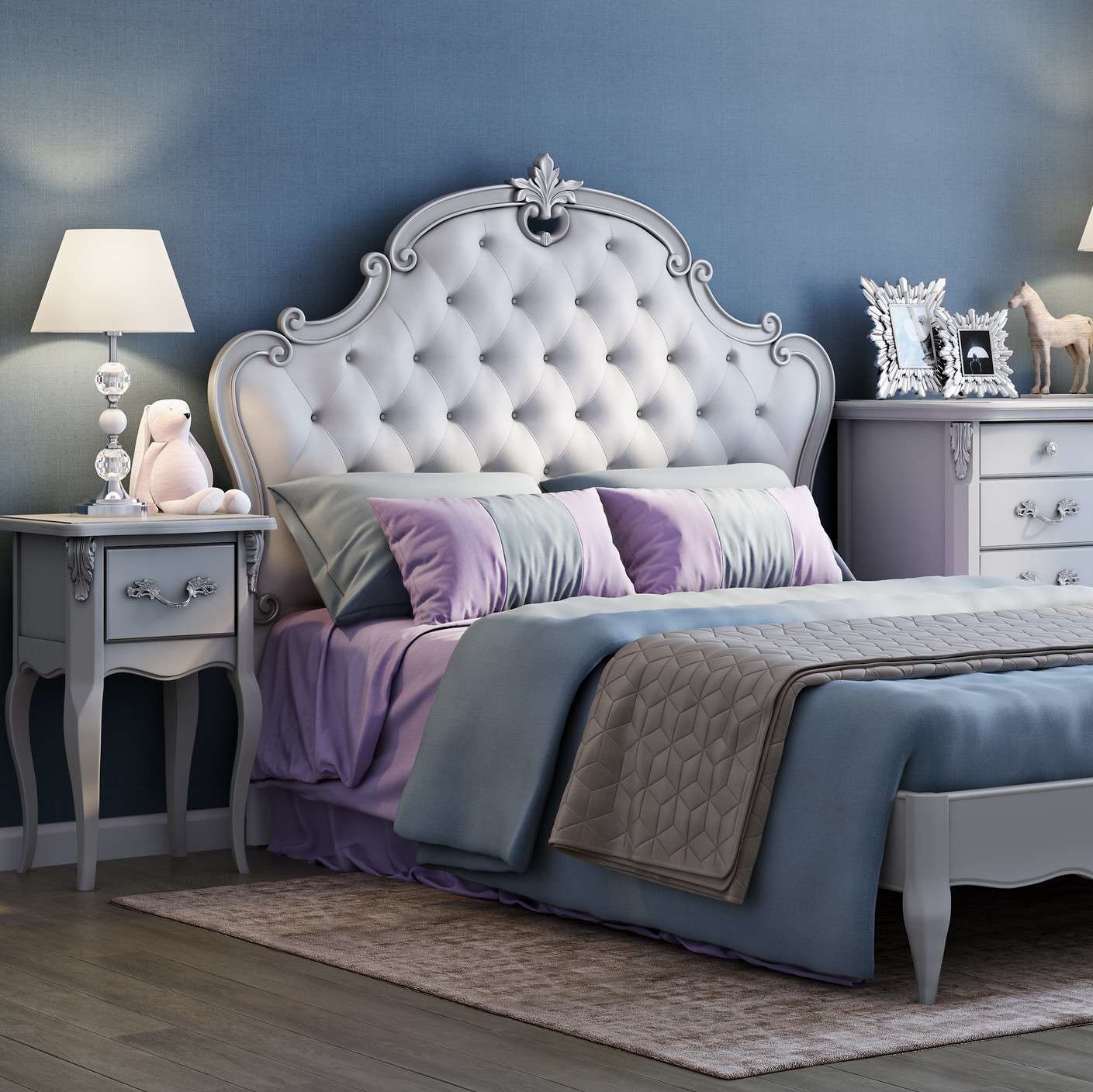 КРОВАТЬ С МЯГКИМ ИЗГОЛОВЬЕМ 120*200 A532