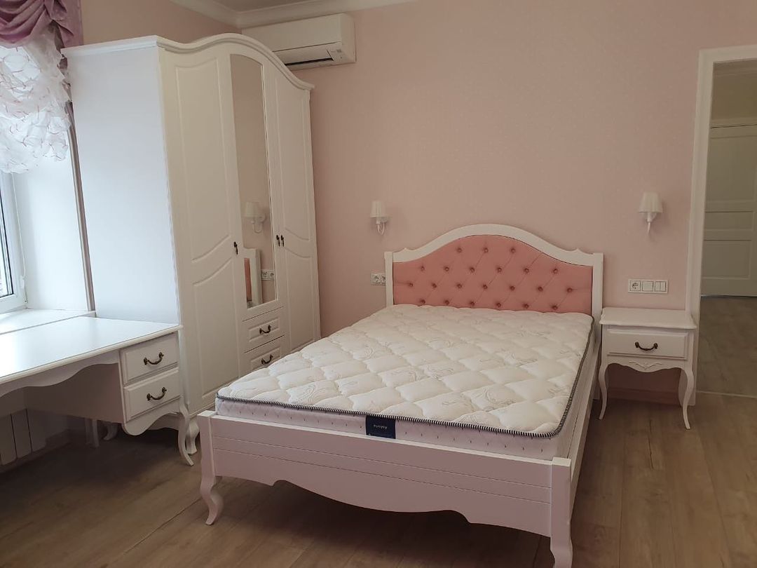 Кровать 120*200 с мягкой спинкой