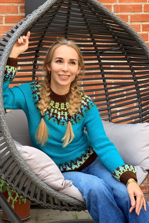 Ребекка Вязаный джемпер