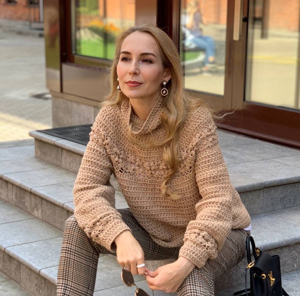 Вязаный джемпер Милена