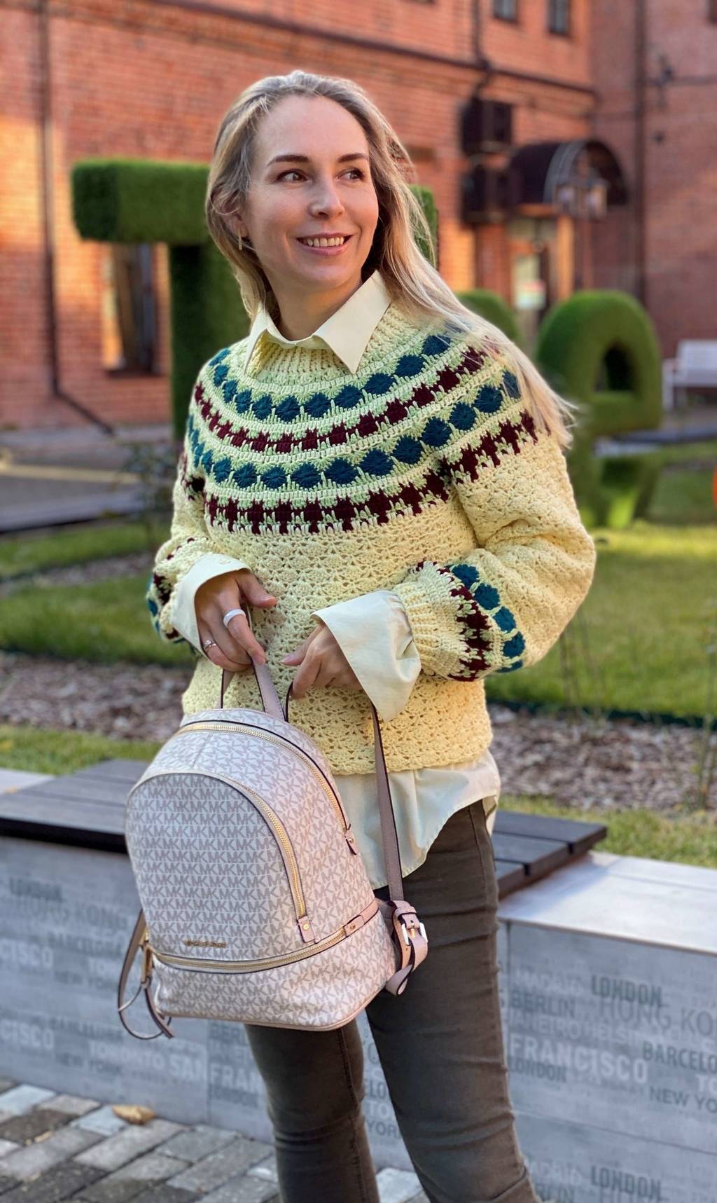 Жаккард крючком