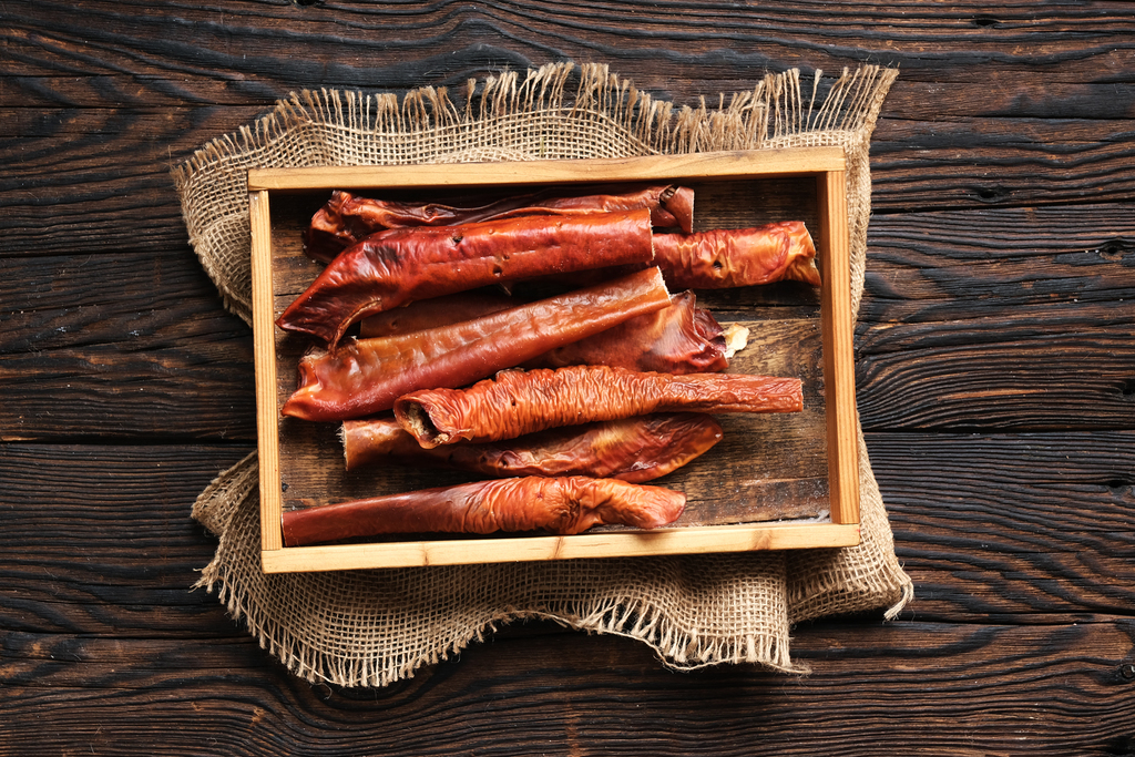 Аорта говяжья сушеная (упаковка 0,5кг и 1кг)