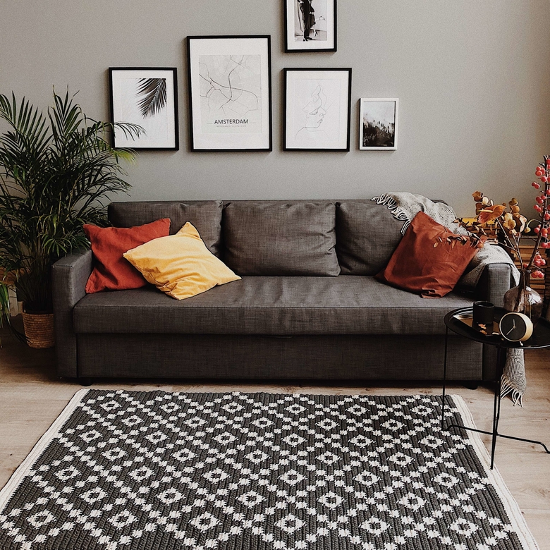 ОПИСАНИЕ ВЯЗАНИЯ КОВРА "СКАНДИНАВИЯ"