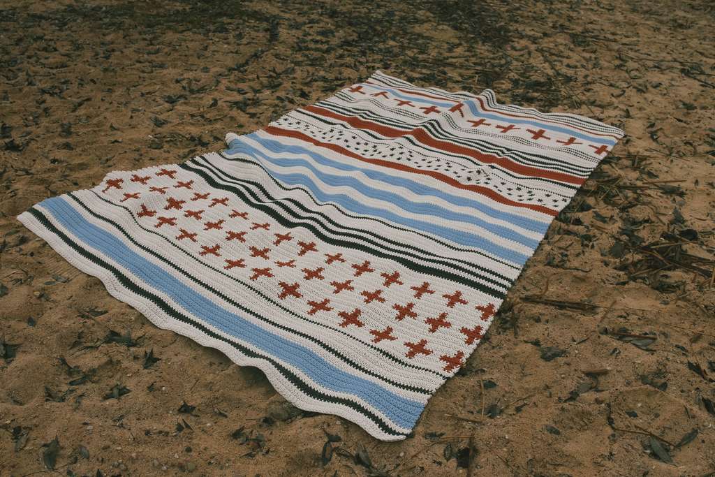 ОПИСАНИЕ ВЯЗАНИЯ КОВРА "ХЕЛЬСИНКИ"